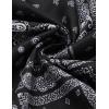 imageCOOFANDY Mens Paisley Printed Shirts Casual Long Sleeve Button Down Shirts Floral Dress Shirt with PocketsBlackprint01