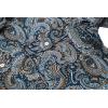 imageCOOFANDY Mens Paisley Printed Shirts Casual Long Sleeve Button Down Shirts Floral Dress Shirt with PocketsDark Blue