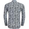 imageCOOFANDY Mens Paisley Printed Shirts Casual Long Sleeve Button Down Shirts Floral Dress Shirt with PocketsLight Blue