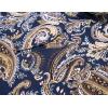 imageCOOFANDY Mens Paisley Printed Shirts Casual Long Sleeve Button Down Shirts Floral Dress Shirt with PocketsNavy Blue