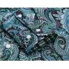 imageCOOFANDY Mens Paisley Printed Shirts Casual Long Sleeve Button Down Shirts Floral Dress Shirt with PocketsPeacock Green