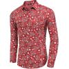 imageCOOFANDY Mens Paisley Printed Shirts Casual Long Sleeve Button Down Shirts Floral Dress Shirt with PocketsRed Paisley