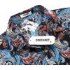 imageCOOFANDY Mens Paisley Printed Shirts Casual Long Sleeve Button Down Shirts Floral Dress Shirt with PocketsSky Blue