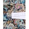 imageCOOFANDY Mens Paisley Printed Shirts Casual Long Sleeve Button Down Shirts Floral Dress Shirt with PocketsYellow