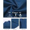 imageCOOFANDY Mens Short Sleeve Button Down Shirts Casual Summer Shirt Untucked Dress ShirtsDark Blue