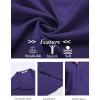 imageCOOFANDY Mens Short Sleeve Button Down Shirts Casual Summer Shirt Untucked Dress ShirtsPurple