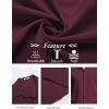 imageCOOFANDY Mens Short Sleeve Button Down Shirts Casual Summer Shirt Untucked Dress ShirtsWine Red