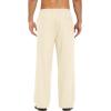 imageCOOFANDY Mens Casual Linen Pants Elastic Waist Linen Pants Drawstring Summer Beach Yoga Linen TrouserA Light Khaki