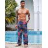 imageCOOFANDY Mens Casual Linen Pants Elastic Waist Linen Pants Drawstring Summer Beach Yoga Linen TrouserA Pattern 5