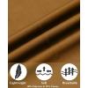 imageCOOFANDY Mens Classic Fit Dress Pants Flat Front Straight Formal Pants Wrinkle Free Expandable Waist Suit PantsBrown