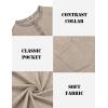imageCOOFANDY Mens Henley Shirts Short Sleeve Casual Button TShirts Basic Tee Shirts Summer Vintage T Shirts with PocketKhaki