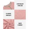 imageCOOFANDY Mens Henley Shirts Short Sleeve Casual Button TShirts Basic Tee Shirts Summer Vintage T Shirts with PocketPink