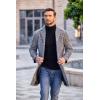 imageCOOFANDY Mens Ribbed Slim Fit Knitted Pullover Casual Turtleneck SweaterBlack