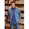 imageCOOFANDY Mens Ribbed Slim Fit Knitted Pullover Casual Turtleneck SweaterBlue