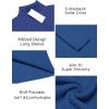 imageCOOFANDY Mens Ribbed Slim Fit Knitted Pullover Casual Turtleneck SweaterCornflower Blue