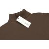 imageCOOFANDY Mens Ribbed Slim Fit Knitted Pullover Casual Turtleneck SweaterDark Brown