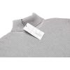 imageCOOFANDY Mens Ribbed Slim Fit Knitted Pullover Casual Turtleneck SweaterGrey