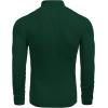 imageCOOFANDY Mens Ribbed Slim Fit Knitted Pullover Casual Turtleneck SweaterHunter Green