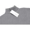imageCOOFANDY Mens Ribbed Slim Fit Knitted Pullover Casual Turtleneck SweaterMedium Grey