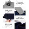 imageCOOFANDY Mens Ribbed Slim Fit Knitted Pullover Casual Turtleneck SweaterNavy  Gray