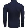 imageCOOFANDY Mens Ribbed Slim Fit Knitted Pullover Casual Turtleneck SweaterSapphire
