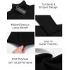 imageCOOFANDY Mens Ribbed Slim Fit Knitted Pullover Casual Turtleneck SweaterWhite  Black