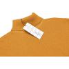 imageCOOFANDY Mens Ribbed Slim Fit Knitted Pullover Casual Turtleneck SweaterYellow