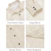 imageCOOFANDY Mens Silk Satin Dress Shirt Long Sleeve Floral Printed Shirt Paisley Button Down Shirts for Wedding Party PromBeige
