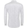 imageCOOFANDY Mens Silk Satin Dress Shirt Long Sleeve Floral Printed Shirt Paisley Button Down Shirts for Wedding Party PromWhite