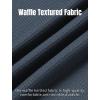 imageCOOFANDY Mens Waffle Henley Short Sleeve Textured T Shirt Casual Button Tee Shirts Heavyweight Henley Summer TopDark Grey
