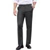 imageCOOFANDY Mens Classic Fit Dress Pants Flat Front Straight Formal Pants Wrinkle Free Expandable Waist Suit PantsDark Grey