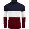 Navy & Wine Red