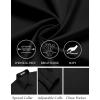 imageCOOFANDY Mens Dress Shirts Wrinkle Free Long Sleeve Button Down Shirt Formal Business ShirtsBlack