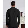 imageCOOFANDY Mens Dress Shirts Wrinkle Free Long Sleeve Button Down Shirt Formal Business ShirtsBlack