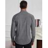 imageCOOFANDY Mens Dress Shirts Wrinkle Free Long Sleeve Button Down Shirt Formal Business ShirtsBlackwindmill