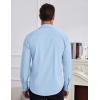 imageCOOFANDY Mens Dress Shirts Wrinkle Free Long Sleeve Button Down Shirt Formal Business ShirtsBlue