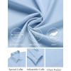 imageCOOFANDY Mens Dress Shirts Wrinkle Free Long Sleeve Button Down Shirt Formal Business ShirtsBlue