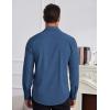 imageCOOFANDY Mens Dress Shirts Wrinkle Free Long Sleeve Button Down Shirt Formal Business ShirtsDark Blue