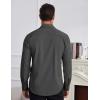 imageCOOFANDY Mens Dress Shirts Wrinkle Free Long Sleeve Button Down Shirt Formal Business ShirtsDark Grey