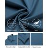 imageCOOFANDY Mens Dress Shirts Wrinkle Free Long Sleeve Button Down Shirt Formal Business ShirtsDeep Blue