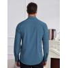 imageCOOFANDY Mens Dress Shirts Wrinkle Free Long Sleeve Button Down Shirt Formal Business ShirtsDeep Blue