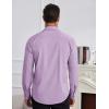 imageCOOFANDY Mens Dress Shirts Wrinkle Free Long Sleeve Button Down Shirt Formal Business ShirtsLavender