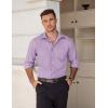 imageCOOFANDY Mens Dress Shirts Wrinkle Free Long Sleeve Button Down Shirt Formal Business ShirtsLavender