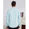 imageCOOFANDY Mens Dress Shirts Wrinkle Free Long Sleeve Button Down Shirt Formal Business ShirtsLight Blue