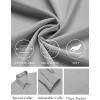 imageCOOFANDY Mens Dress Shirts Wrinkle Free Long Sleeve Button Down Shirt Formal Business ShirtsLight Grey