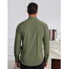 imageCOOFANDY Mens Dress Shirts Wrinkle Free Long Sleeve Button Down Shirt Formal Business ShirtsOlive Green