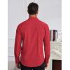 imageCOOFANDY Mens Dress Shirts Wrinkle Free Long Sleeve Button Down Shirt Formal Business ShirtsRed