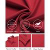 imageCOOFANDY Mens Dress Shirts Wrinkle Free Long Sleeve Button Down Shirt Formal Business ShirtsRed