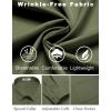 imageCOOFANDY Mens Dress Shirts Wrinkle Free Long Sleeve Button Down Shirts Formal Business ShirtArmy Green