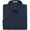 imageCOOFANDY Mens Dress Shirts Wrinkle Free Long Sleeve Button Down Shirts Formal Business ShirtBlue Anchor